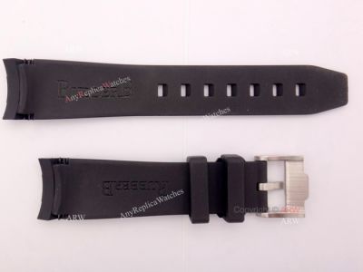 Black Rubber Deepsea Sea-Dweller Replacement band 21mm w/ Pin Clasp